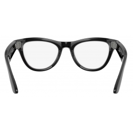 Умные очки Ray-Ban Meta* Skyler Gen 2 Shiny Black, Прозрачные линзы для компьютера Clear Blue-Violet (RW4014)